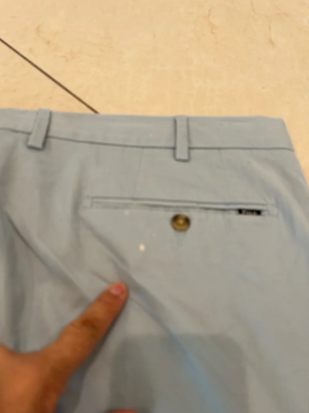Ralph Lauren Light Blue Chino Pants Straight Fit Casual Preppy Trousers 42/32